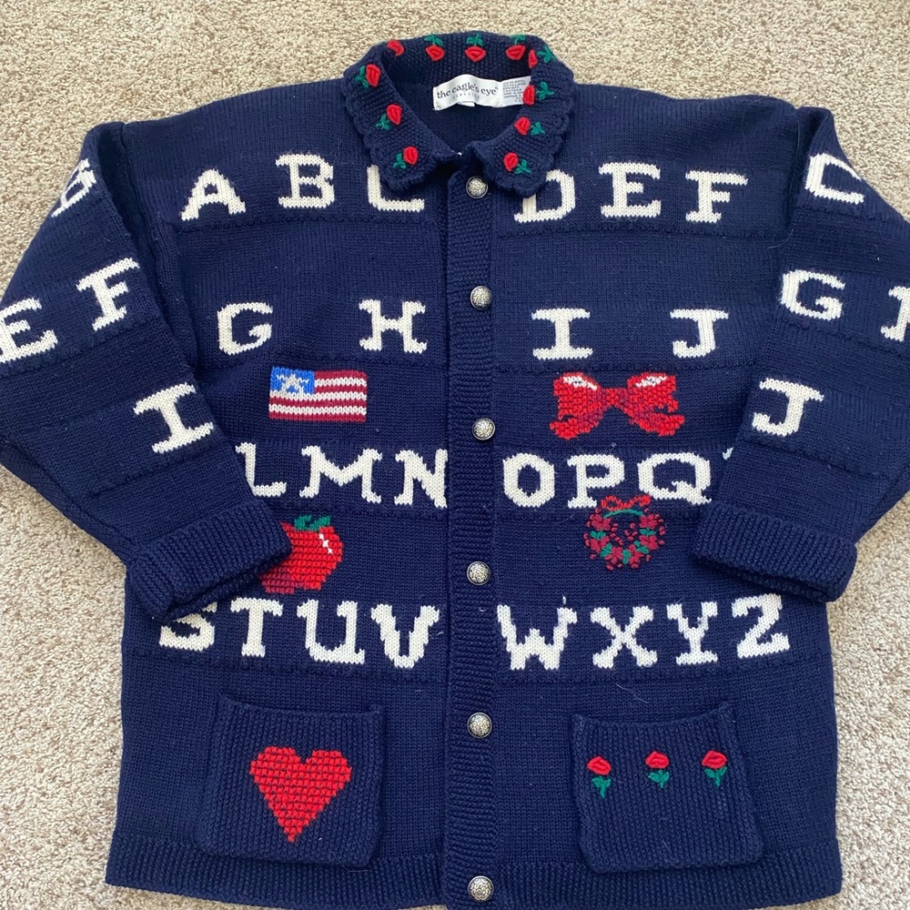 Eagle’s Eye Teacher’s Cardigan Vintage
